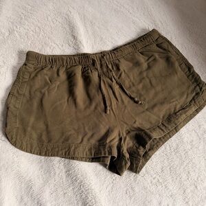 RVCA Olive Athletic Shorts